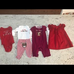 6 month old girl holiday lot